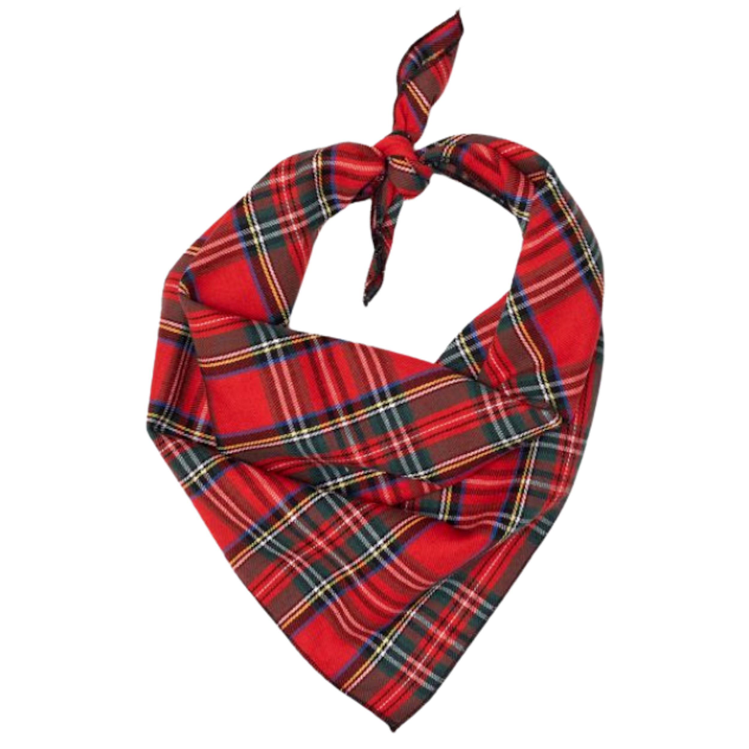 Black and red clearance plaid dog bandana