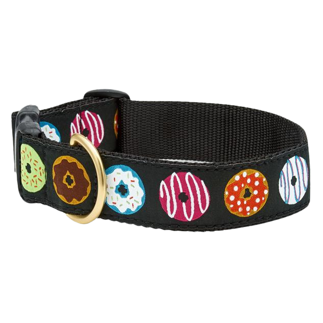 DONUTS-DOG-COLLAR-EXTRA-WIDE-LARGE-BREED