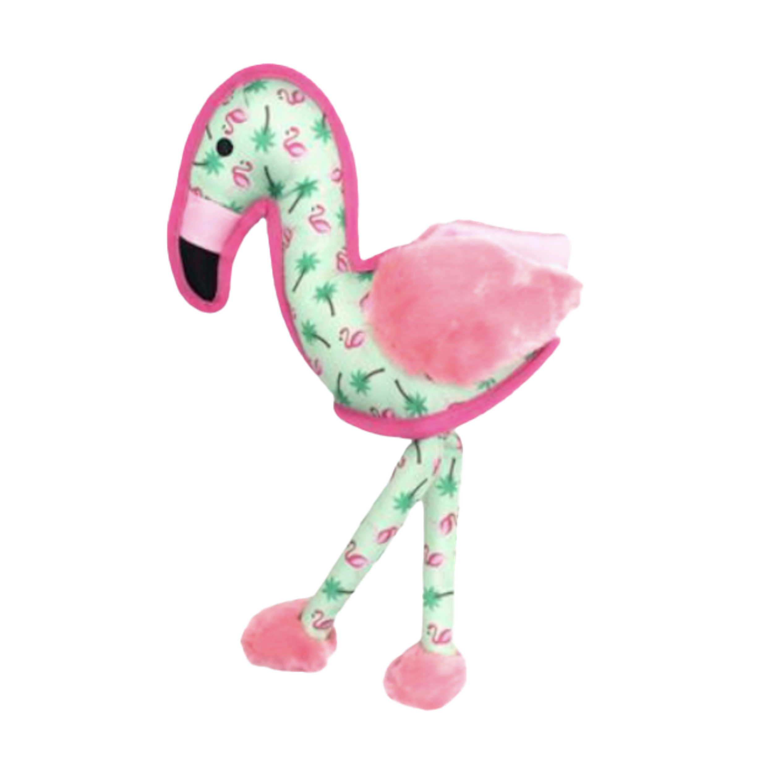 Pink flamingo dog sales toy