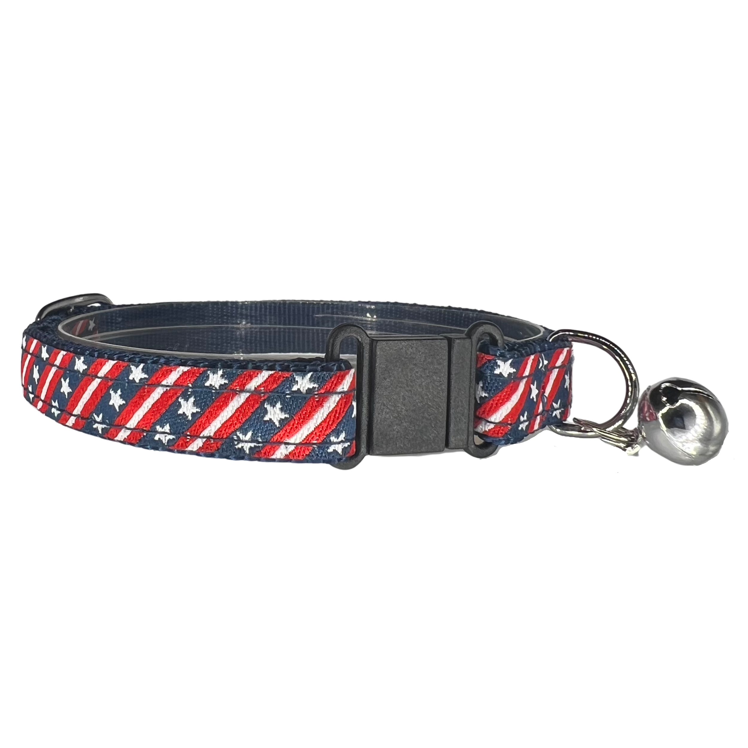 BIAS-STARS-STRIPES-CAT-COLLAR-WITH-BELL