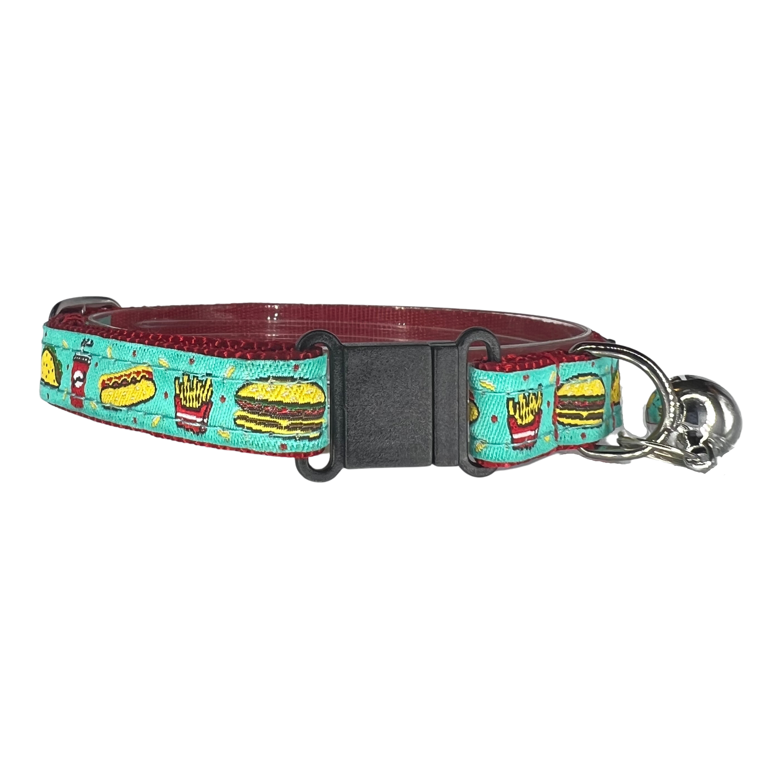 FAST-FOOD-CAT-COLLAR-WITH-BELL