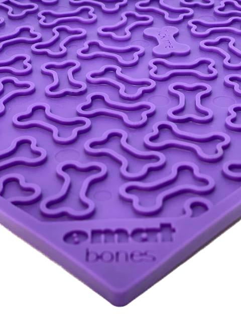 Lick Mat | Purple Bones