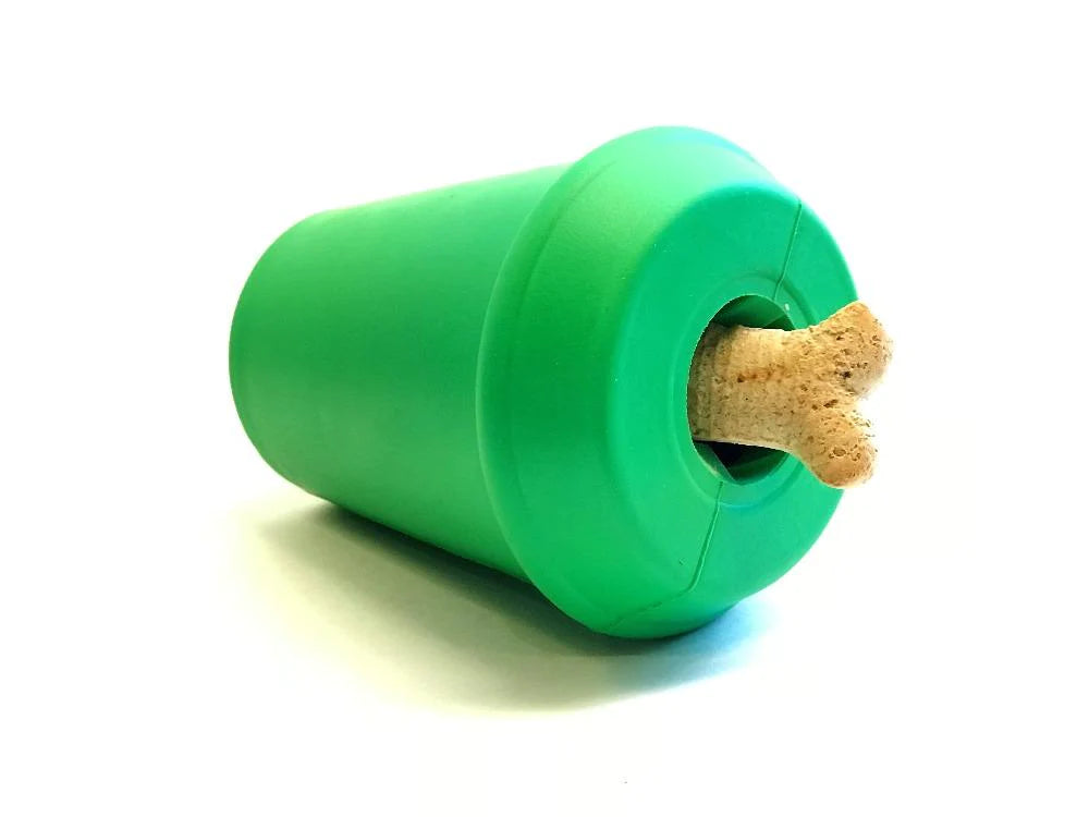 SODAPUP COFFEE CUP RUBBER CHEW TOY GREEN