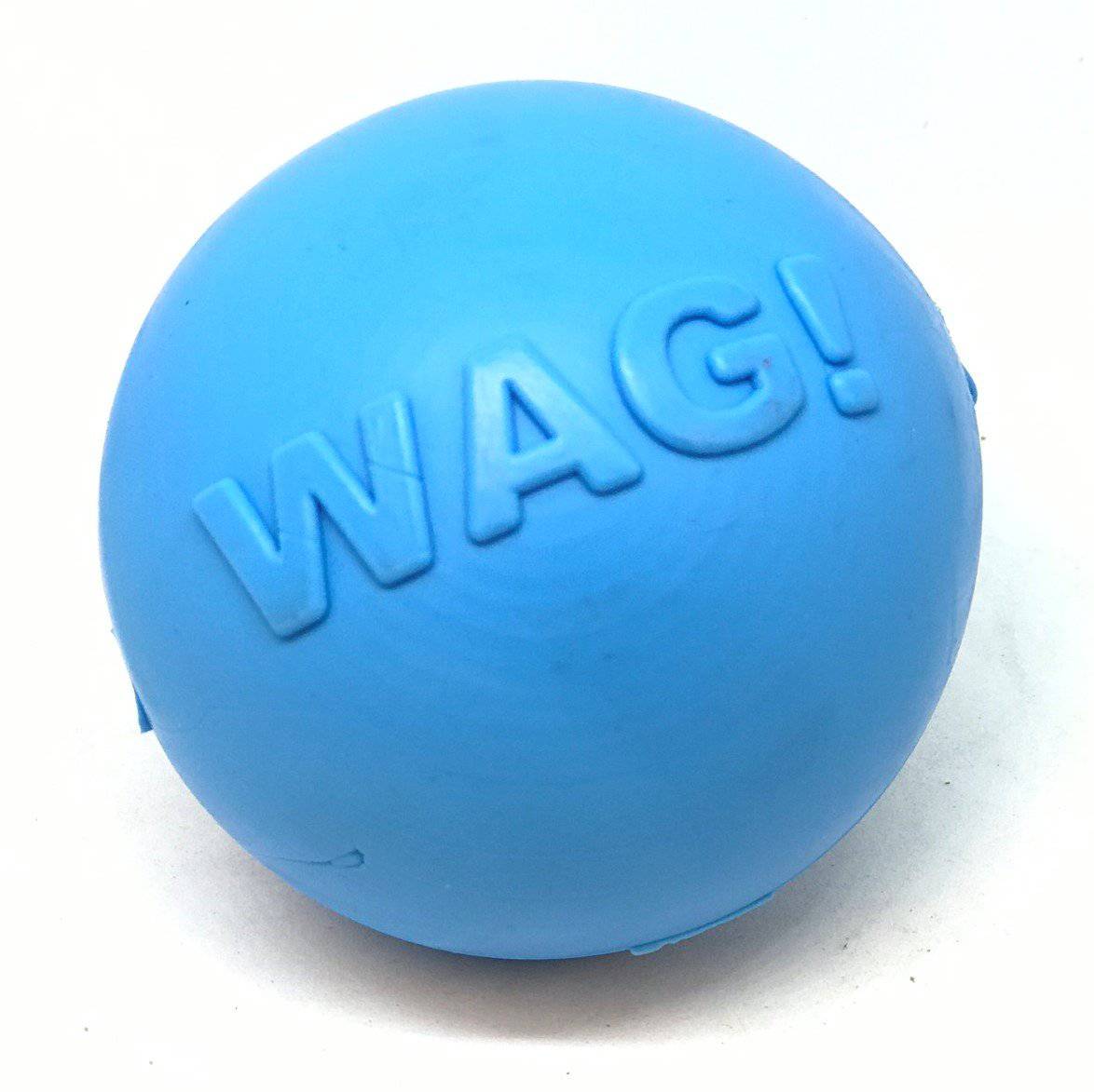 SODAPUP WAG BALL CHEW TOY BLUE