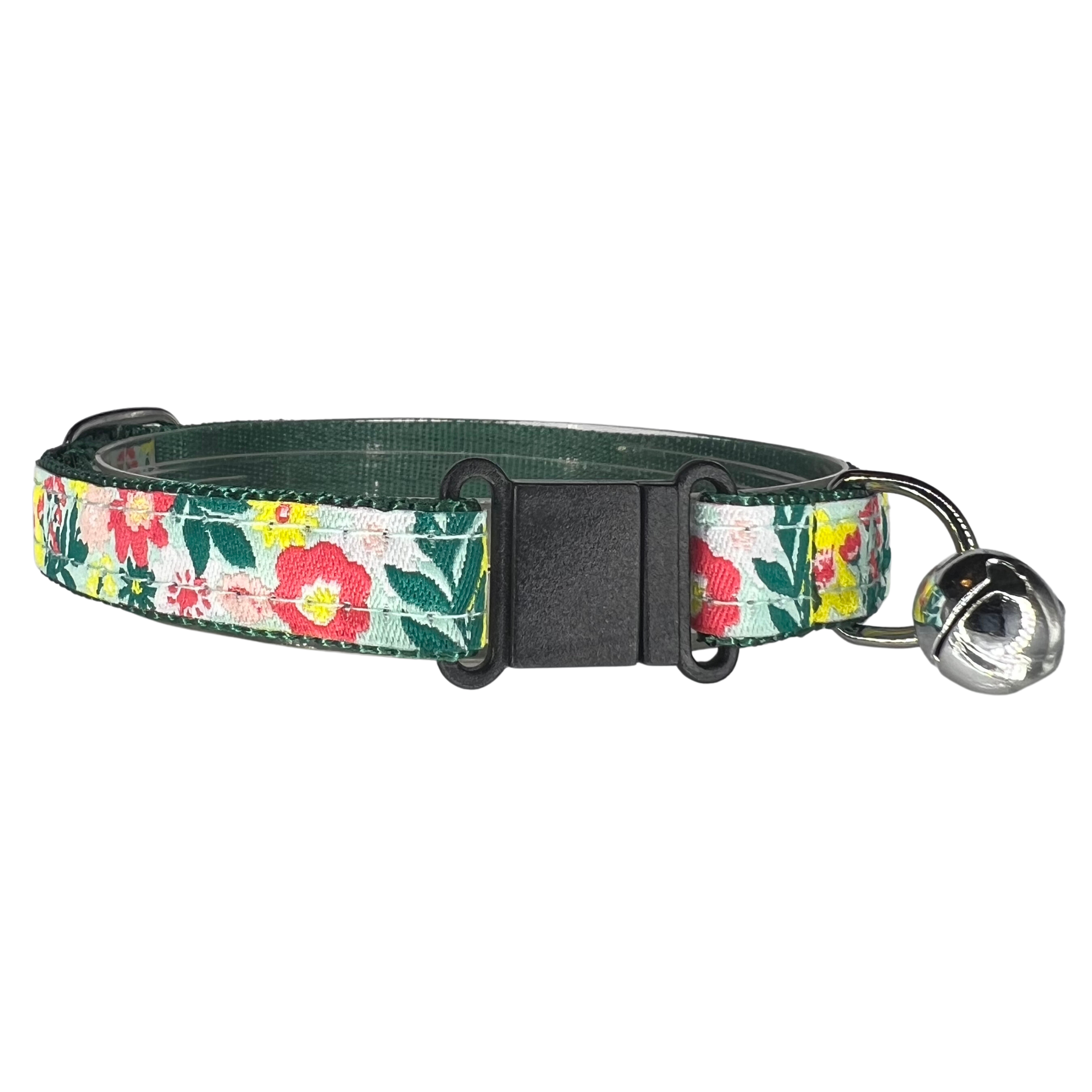 SPRING-BOUQUET-CAT-COLLAR-WITH-BELL