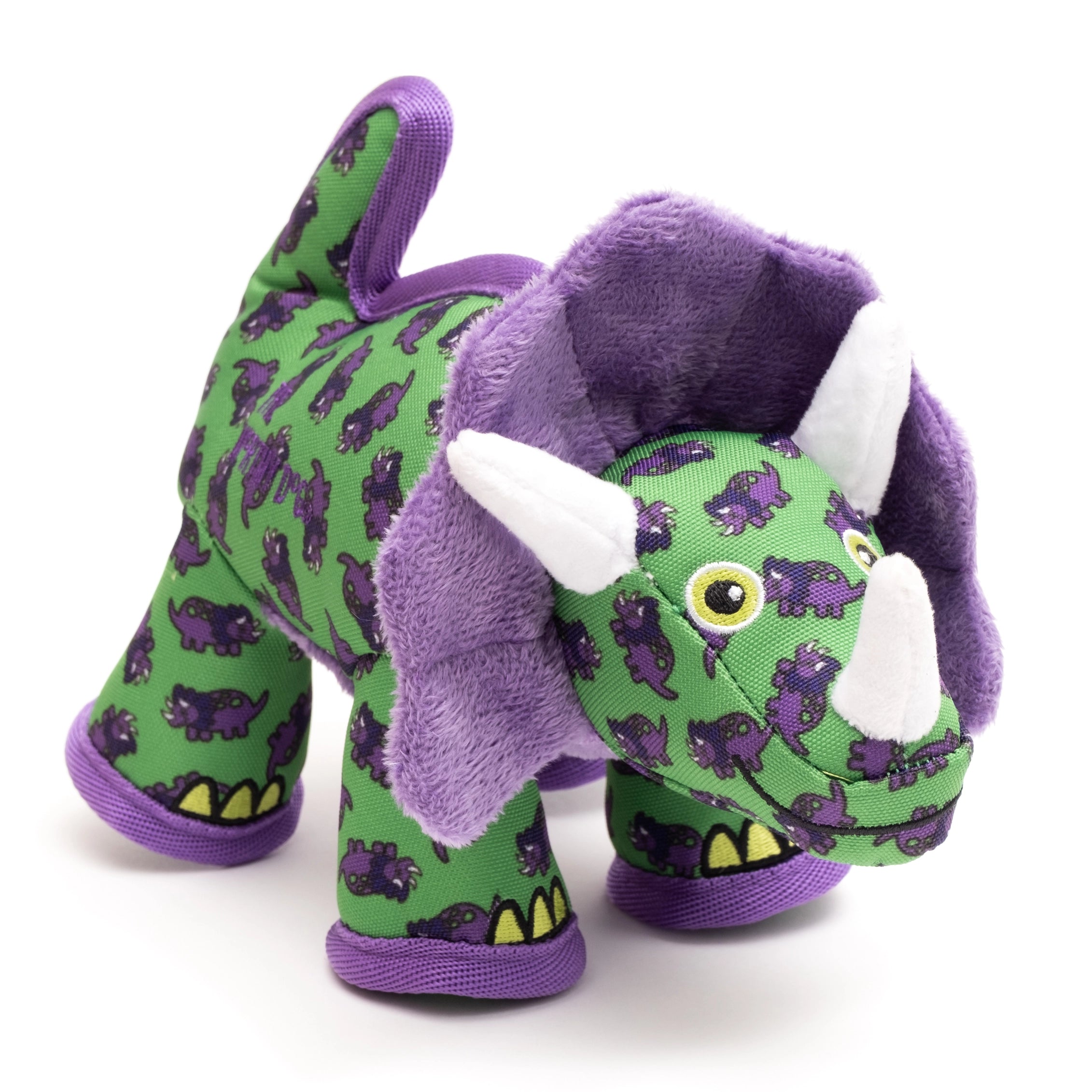 TRICERATOPS-BAG-DOG-TOY-PLAY
