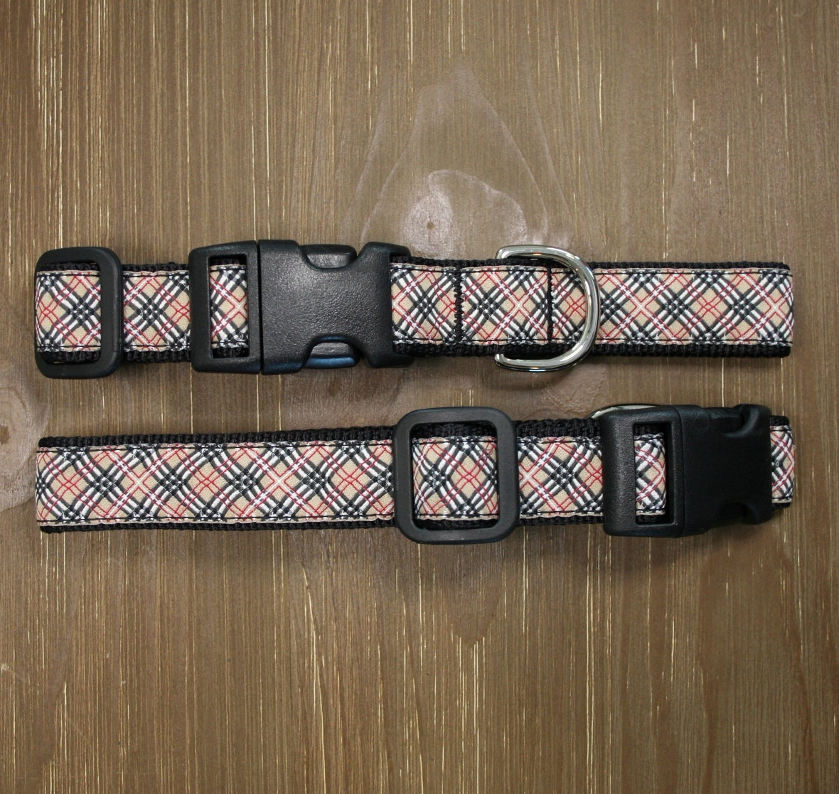 colorado-tan-plaid-dog-collar