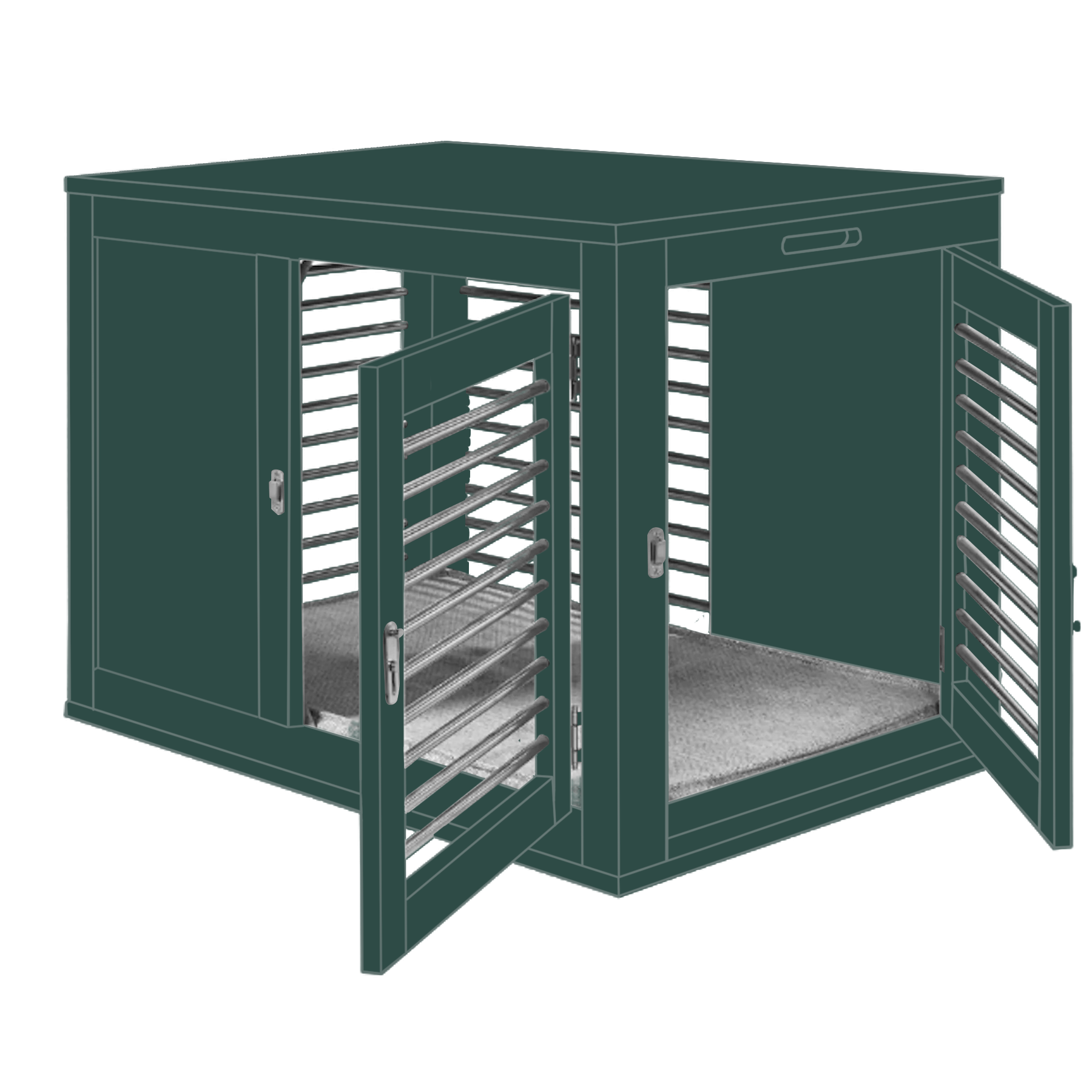 eucalyptus-solid-green-moderno-crate-dog-kennel