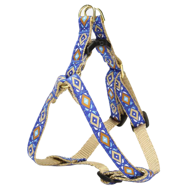 AZTEC-BLUE-DOG-HARNESS-SMALL-BREED-TEACUP