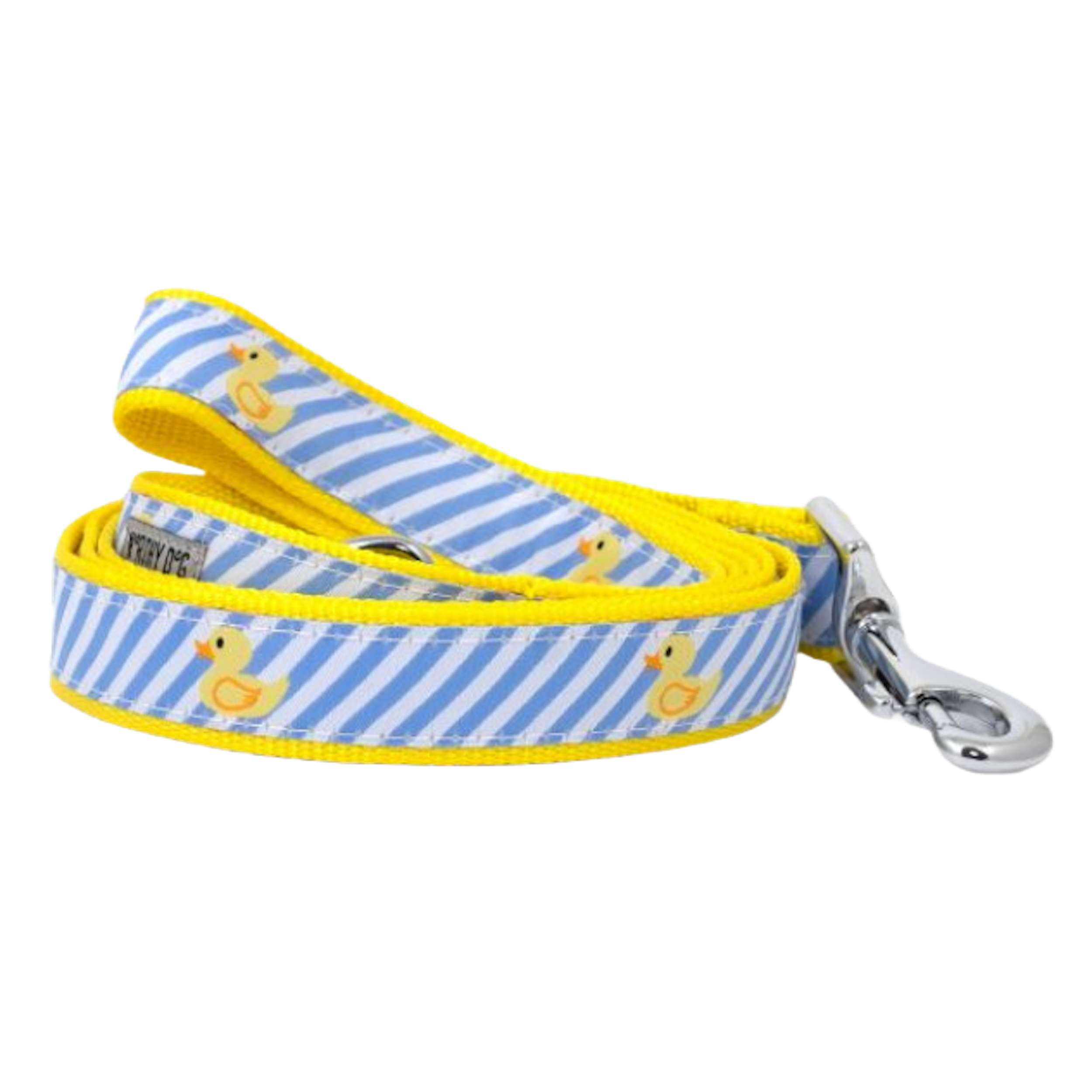 blue-stripe-rubber-duck-dog-leash