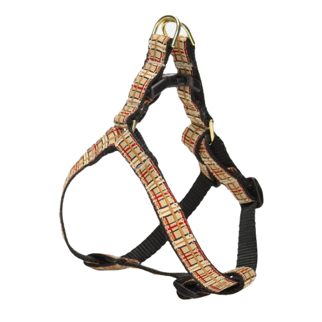 COUNTRY-PLAID-DOG-HARNESS-SMALL-BREED-TEACUP