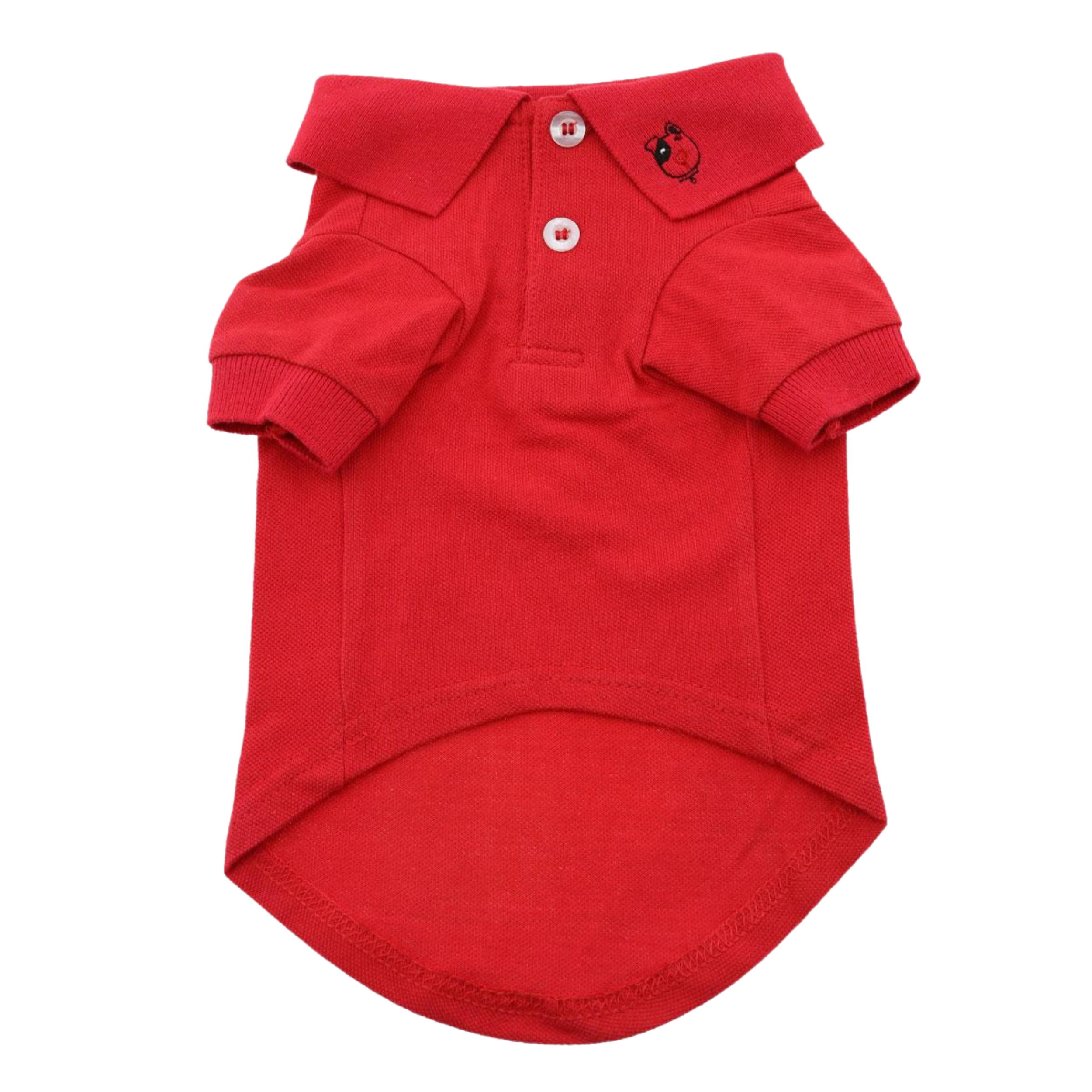 DOG-POLO-SHIRT-SCARLET-RED