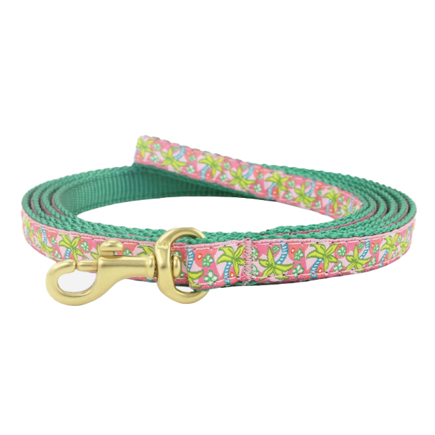 PINK-PALMS-DOG-LEASH-SMALL-BREED-TEACUP
