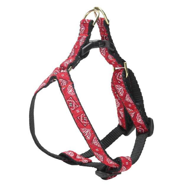 RED-BANDANA-DOG-HARNESS-SMALL-BREED-TEACUP