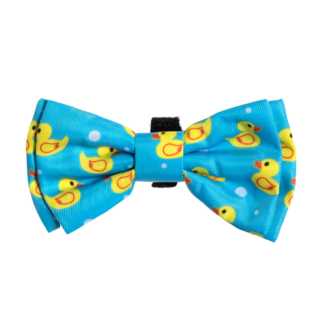 RUBBER-DUCK-DOG-BOW-TIE